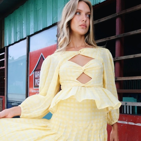 Innika Choo Peplum Twist Blouse Size 1 Small NWT - Picture 9 of 11